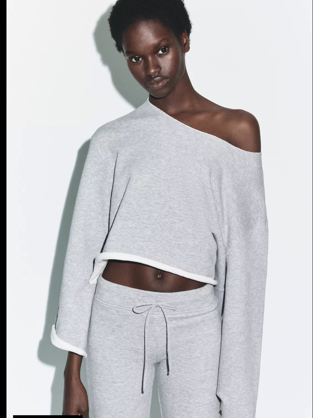 Zara two piece sweatsuit never worn without tags